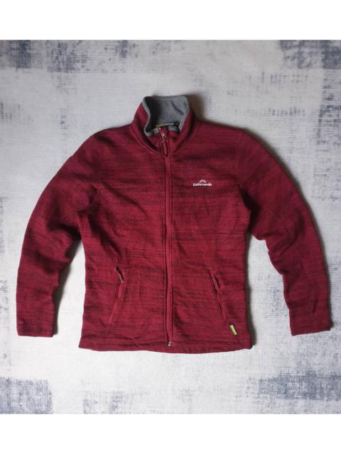 Archival Clothing - Kathmandu red colour sweater jacket