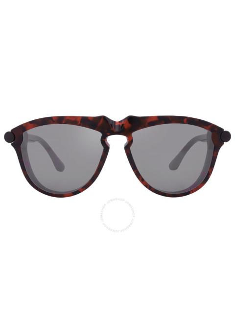 Burberry Burberry Grey Mirror Silver Pilot Men's Sunglasses BE4417U 41036G 58