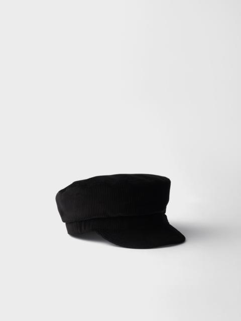 Prada Corduroy newsboy cap