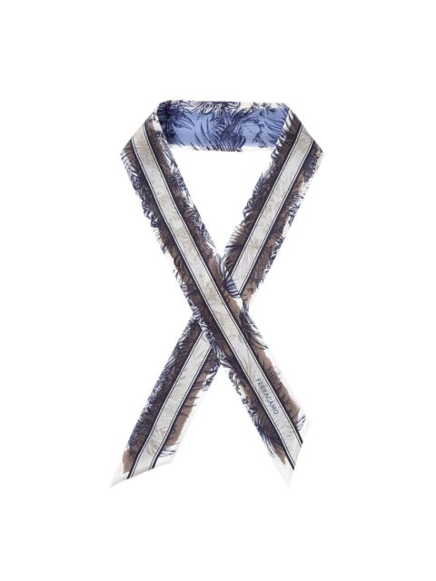 FERRAGAMO Feragamo Gravure Silk Scarf
