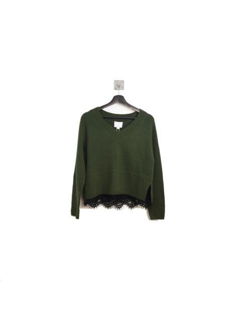 Other Designers ROBERT RODRIGUEZ - Robert Rodriguez XO V-Neck Sweater Green
