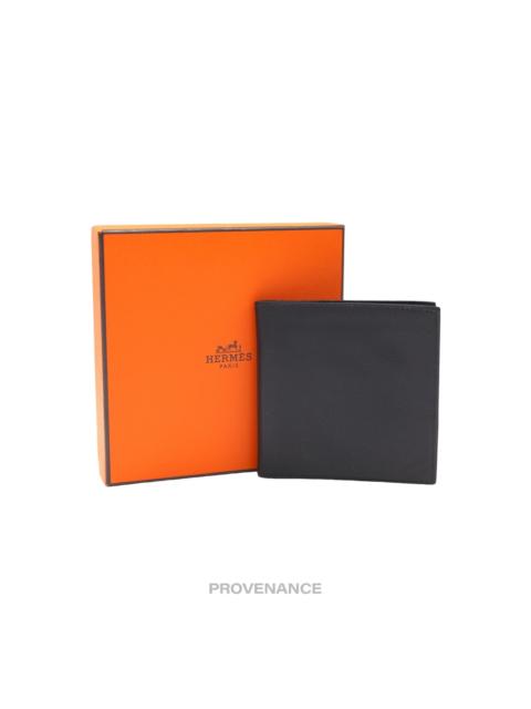 Hermès Hermès Radial Bifold Wallet - Black Box Calfskin Leather
