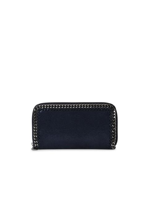 Stella McCartney Stella Mccartney Blue Recycled Polyester Wallet Women