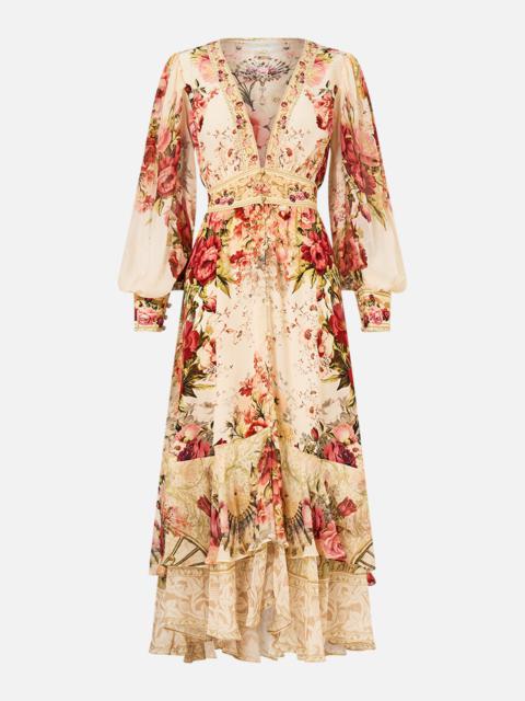 CAMILLA LONG BUTTON FRONT DRESS