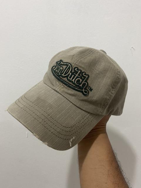 Other Designers 🔥Vintage🔥 Distressed Von Dutch Belt Leather Strap