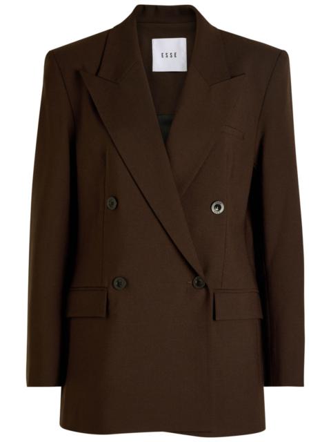 ESSE Studios Esse Studios Onus Double-breasted Woven Blazer