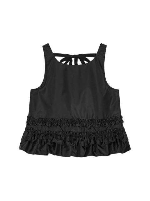 GANNI Nylon tank top