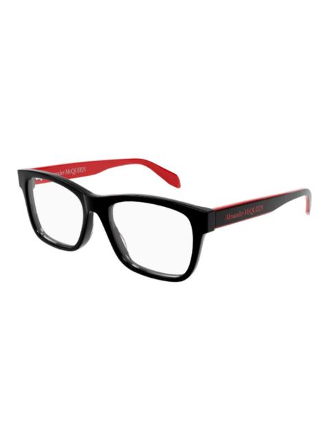 Alexander McQueen Alexander McQueen Men's Black Square Eyeglass Frames AM0307O 006