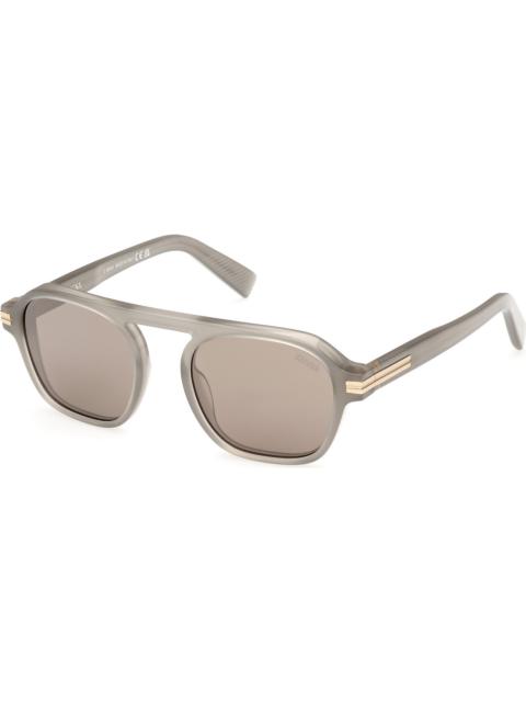ZEGNA Zegna Roviex Mirror Square Men's Sunglasses EZ0241 20L 51