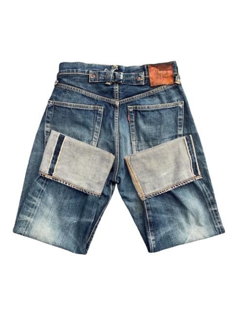 EVISU Vintage Evis No2 Lot 2504xx Buckle back Selvedge Denim Pants