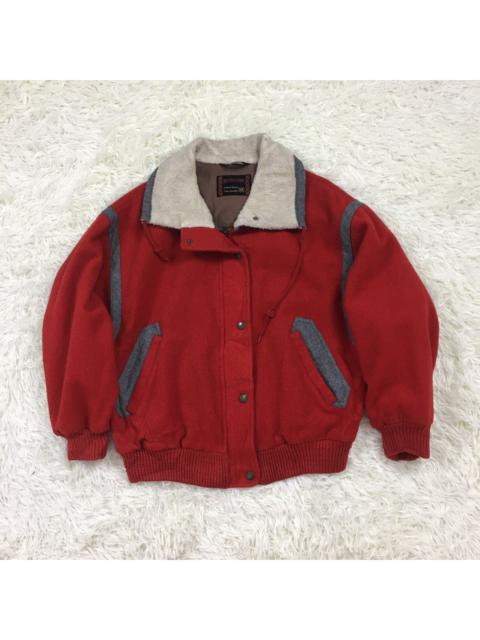 Other Designers Mcgregor Wool Varsity Bomber Jacket