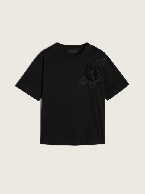 Simone Rocha Fitted Pressed Rosette T-Shirt