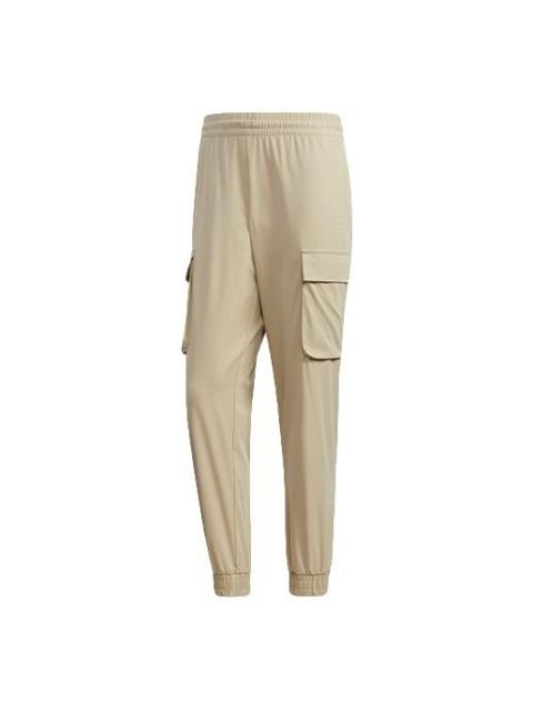adidas adidas neo M SS CS CARG TP Multiple Pockets Bundle Feet Sports Pants Brown GM2294