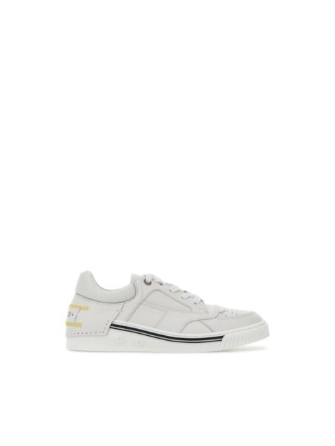 FENDI FENDI Fender White Leather Sneakers New & Authentic (Women's
