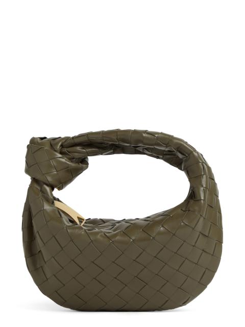 Bottega Veneta Bottega Veneta Mini Jodie Leather Hobo in 3228 Cypress-Gold at Nordstrom