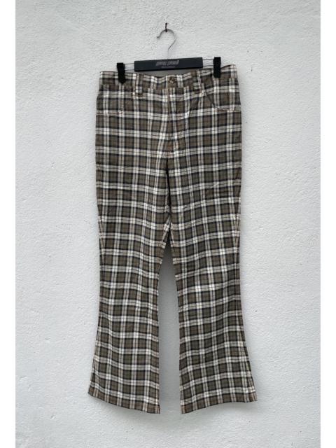 Other Designers Vintage - Vintage Appricorn Tartan Plaid Flare Pants