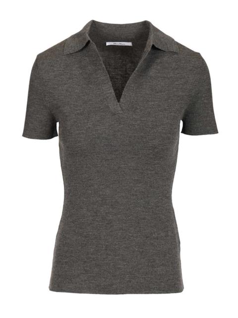 Max Mara Max Mara Women Ribbed Wool Polo Shirt