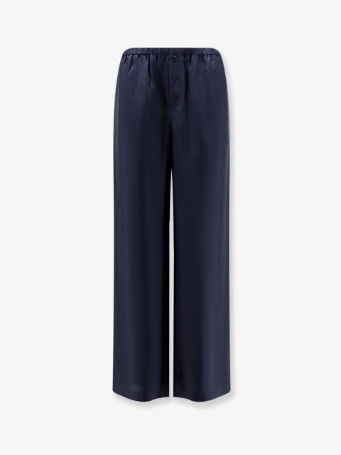 RÓHE Rohe Silk Trousers Blue Women