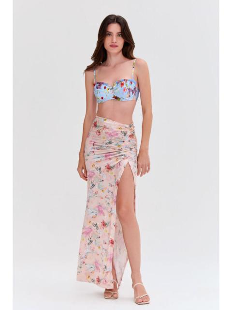 PatBO Lily Flower Beach Skirt