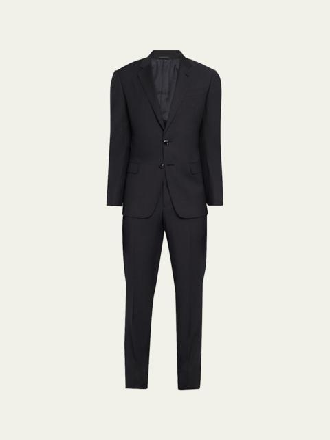 GIORGIO ARMANI Men's Pinpoint Twill Suit