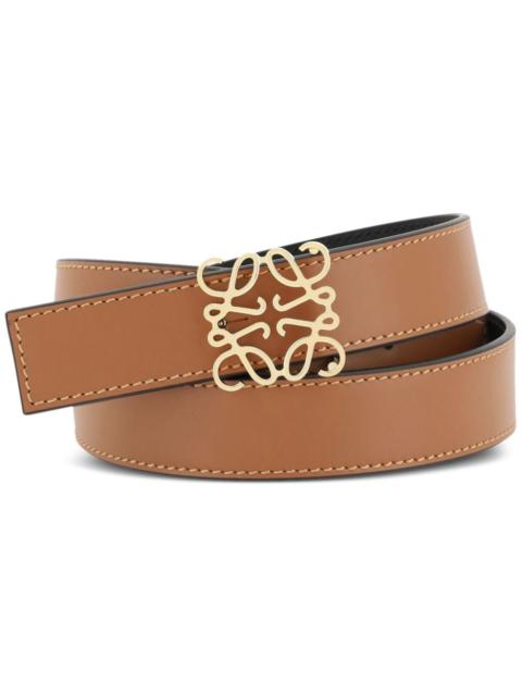 Loewe Loewe Women Anagram Leather Belt