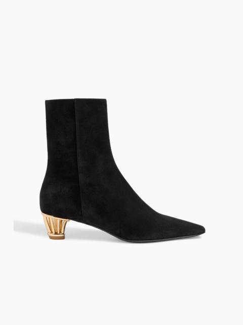 FERRAGAMO Mirta 40 suede ankle boots
