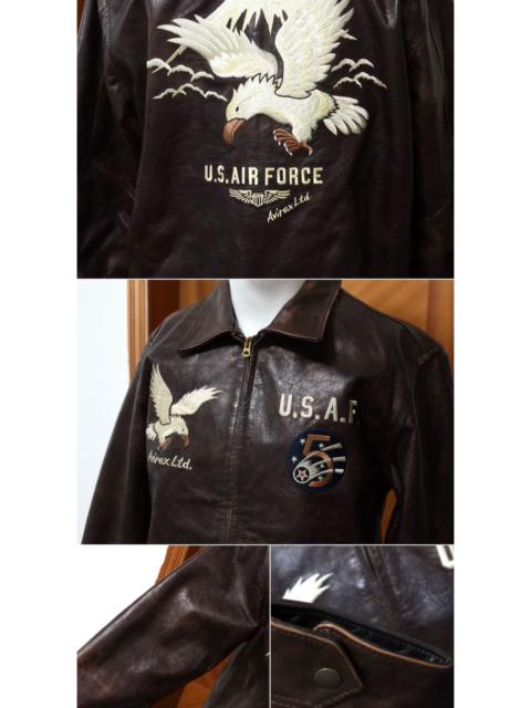 Other Designers AVIREX LEATHER JACKET size XL