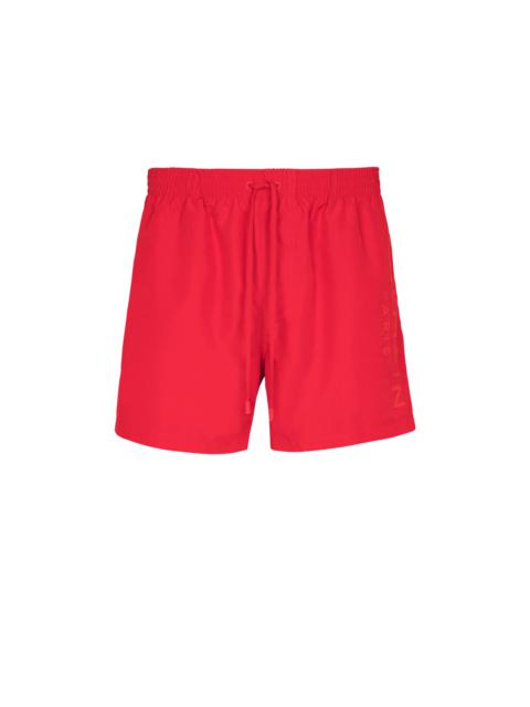 Balmain Balmain Paris embroidered swim shorts