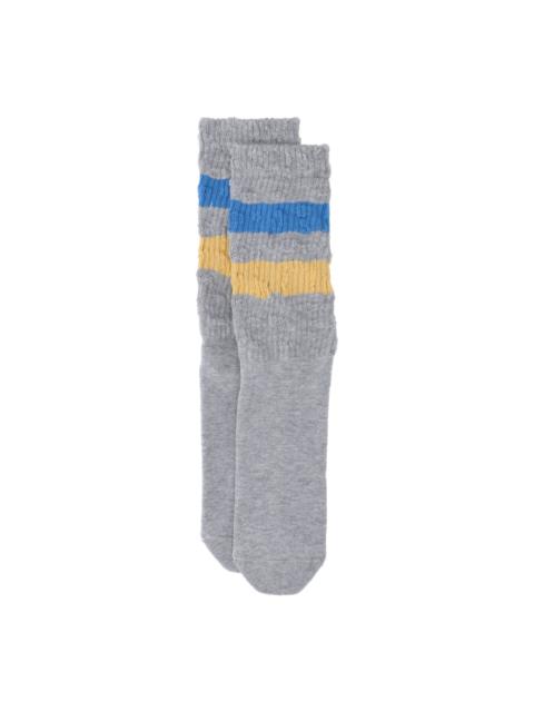 Two-tone Stripe Detail Socks