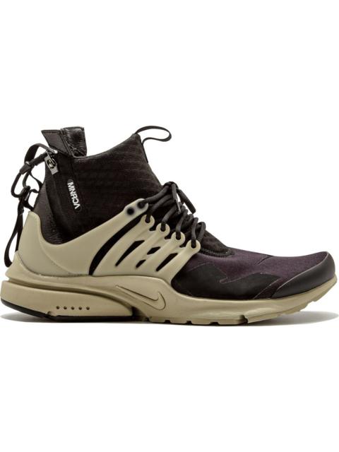 x ACRONYM Air Presto Mid "Black/Bamboo" sneakers