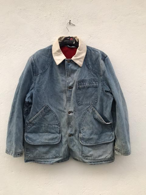 Other Designers Vintage - Vintage L.L. Bean Distressed Denim Heavy Jackets