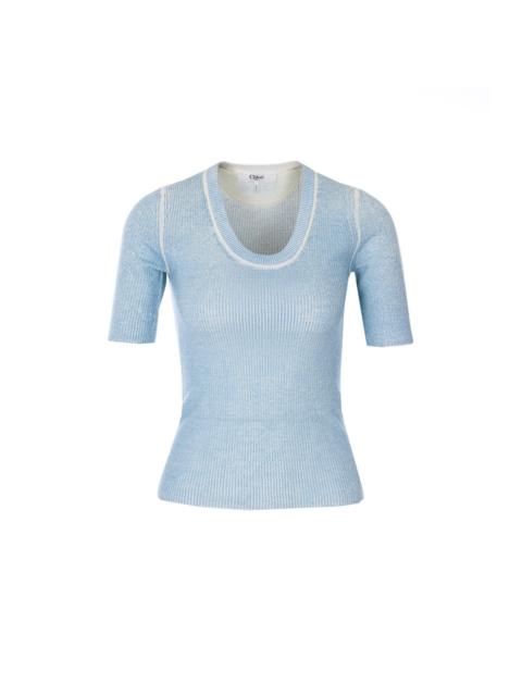 Chloé Chloe' Women Short Sleeves Sweater