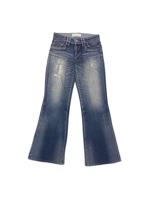 Hysteric Glamour HYSTERIC GLAMOUR STYLE VIENUS FLARE DENIM JEANS DISTRESSED