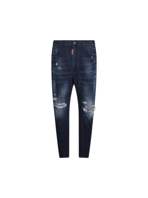 DSQUARED2 Blue Cotton Jeans