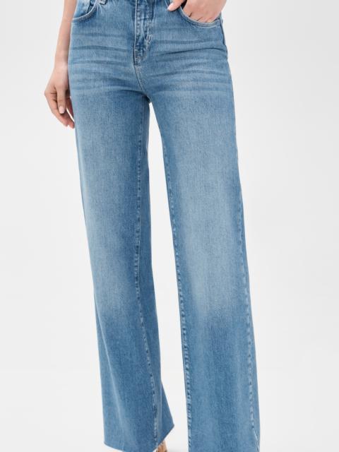 L'AGENCE Scottie High Rise Wide Leg Jeans