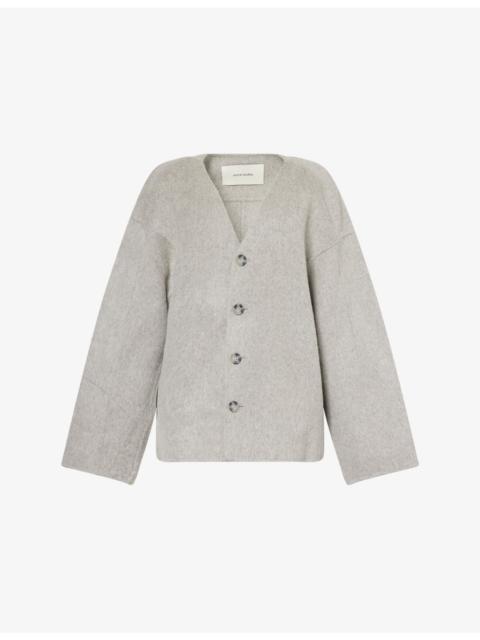 entire studios Jool V-Neck Wool Jacket