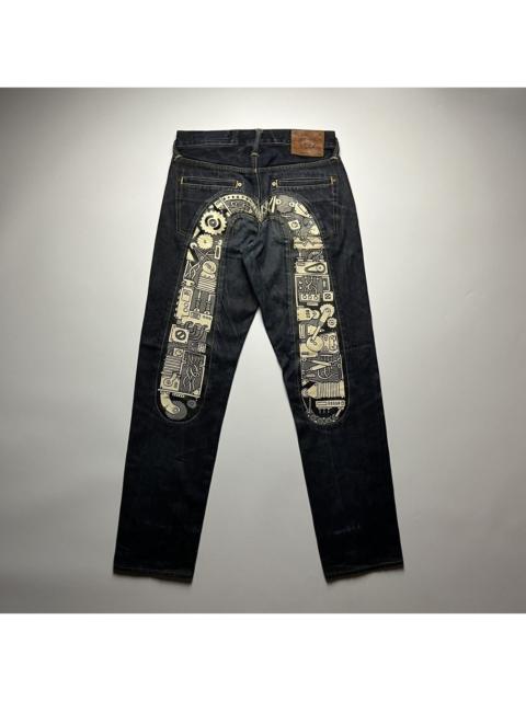 EVISU 2000 Evisu Daicock “Mechanical” Selvedge Jeans – Raw Cotton
