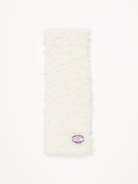 Fluffy scarf - Narrow - White