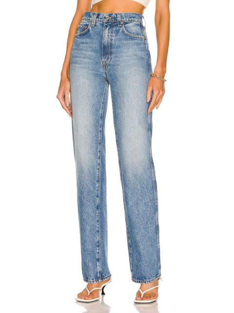 GRLFRND Sara Super High Rise Slim Straight