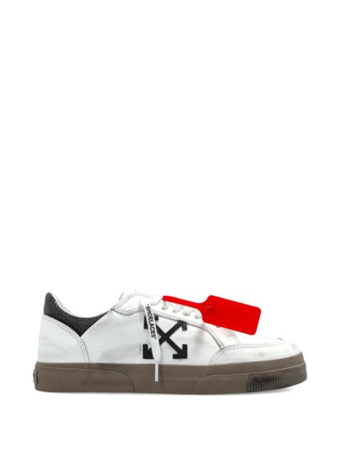 Off-White Off-white Arrow-motif Leather Sneakers