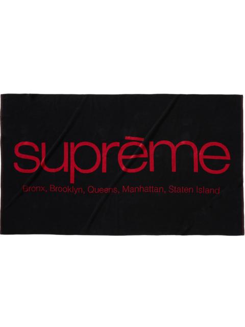 Supreme Supreme Five Boroughs Towel Black