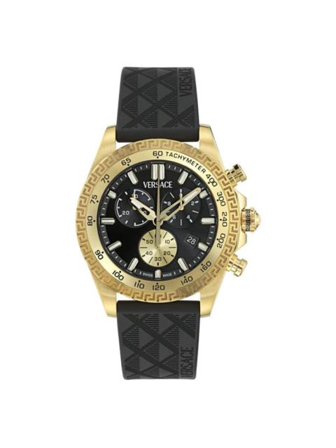 VERSACE Versace Chrono Chronograph Quartz Black Dial Men's Watch VE9K00224