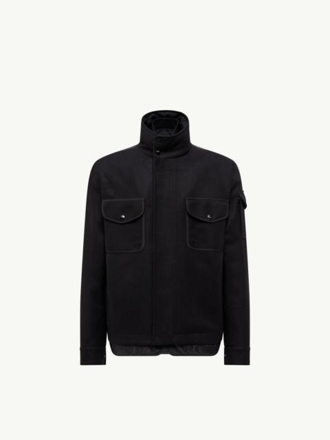 Moncler Avoine Wool Short Down Jacket