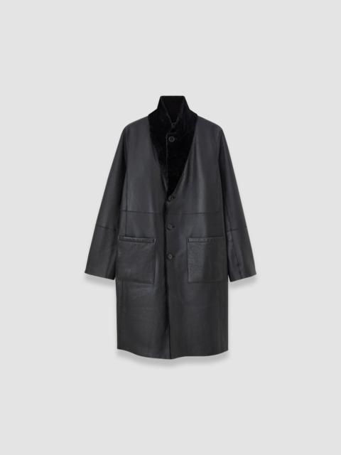 JOSEPH Britanny Reversible Soft Shearling Coat