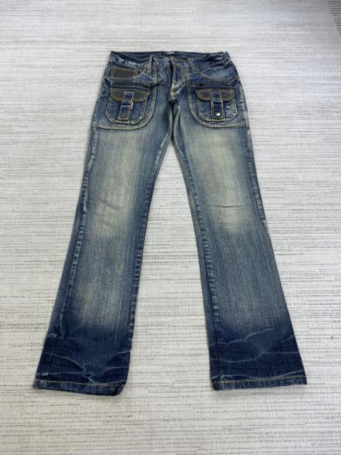 Other Designers Japanese Brand × Le Grande Bleu (L.G.B.) × Vintage - Vintage Flared Clone Devgru Multipocket Bondage Denim Pants