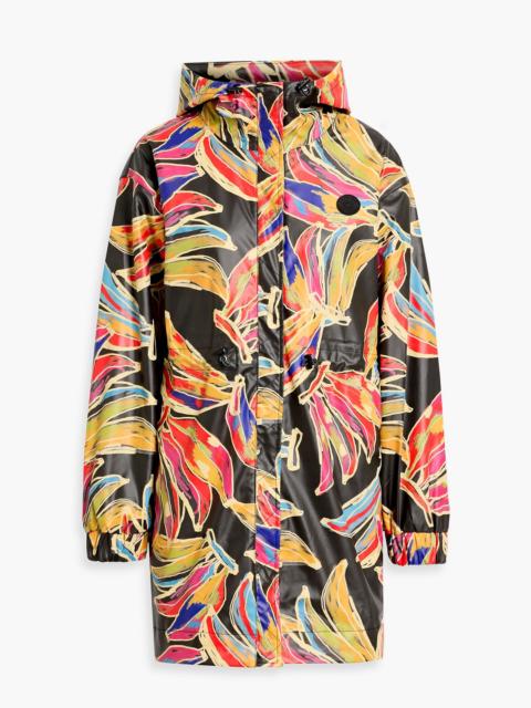 FARM RIO Printed shell hooded raincoat