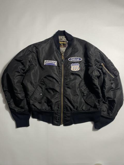 Hysteric Glamour HYSTERIC GLAMOUR MA-1 FLIGHT 666-FUCK REVERSIBLE JACKET