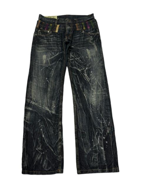 Other Designers Artful Dodger - 🔥DOUBLE WAIST DENIM ANTFUL DISTRESSED DENIM BAGGY JEANS