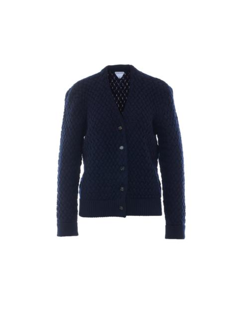 Bottega Veneta Bottega Veneta Women Intrecciato Wool Cardigan