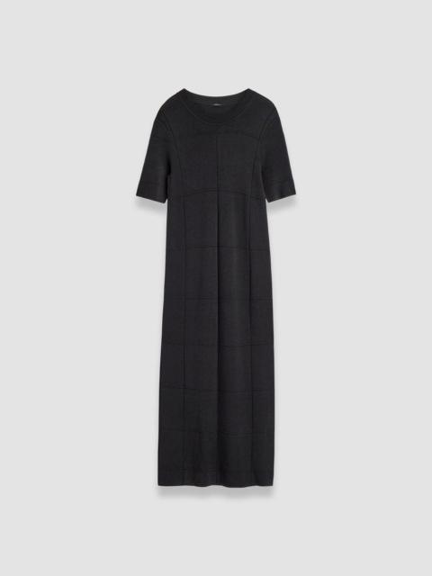 JOSEPH Grid Viscose Knitted Dress